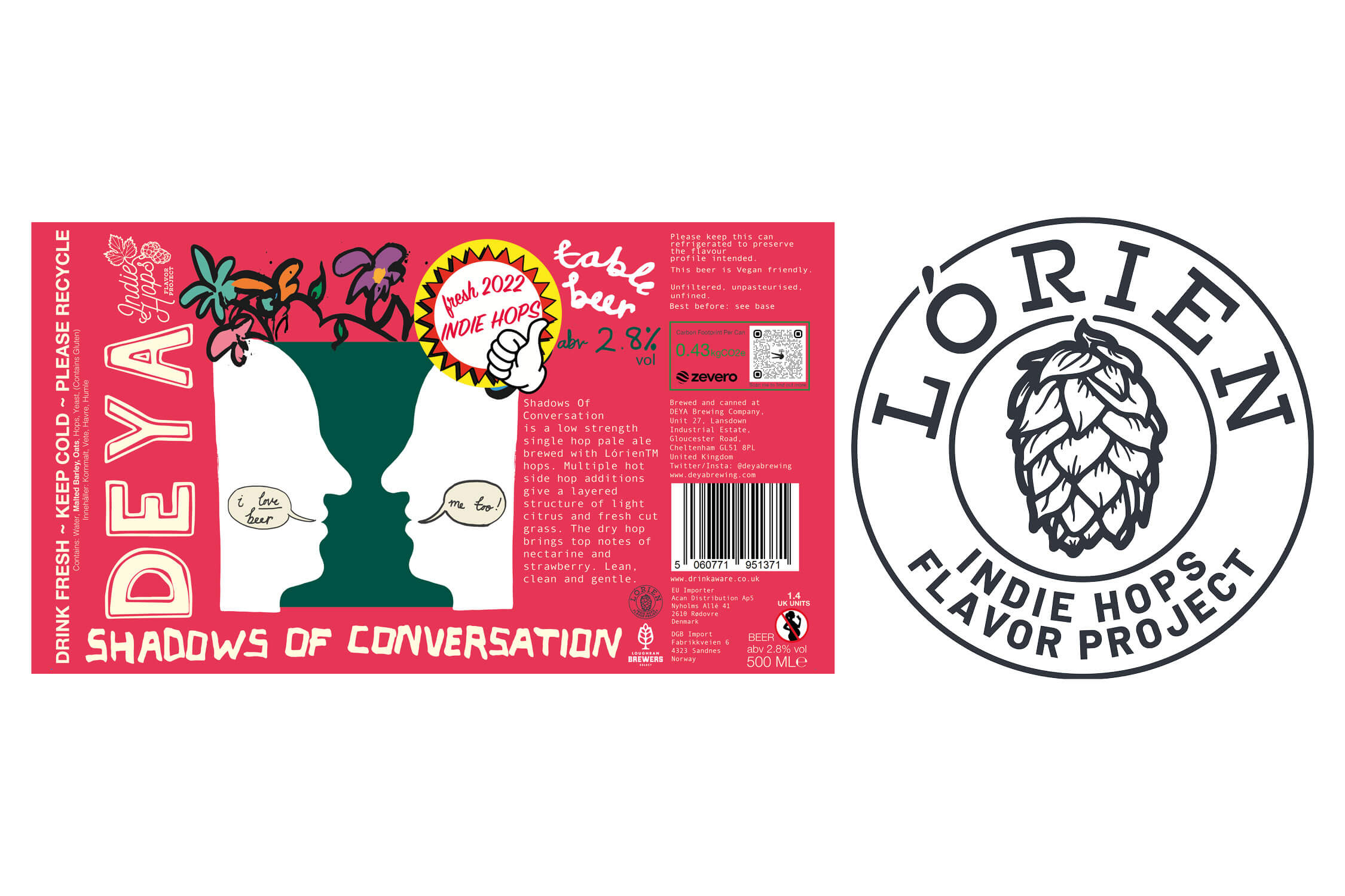 DEYA x Indie Hops Shadows of Conversation Collab Beer