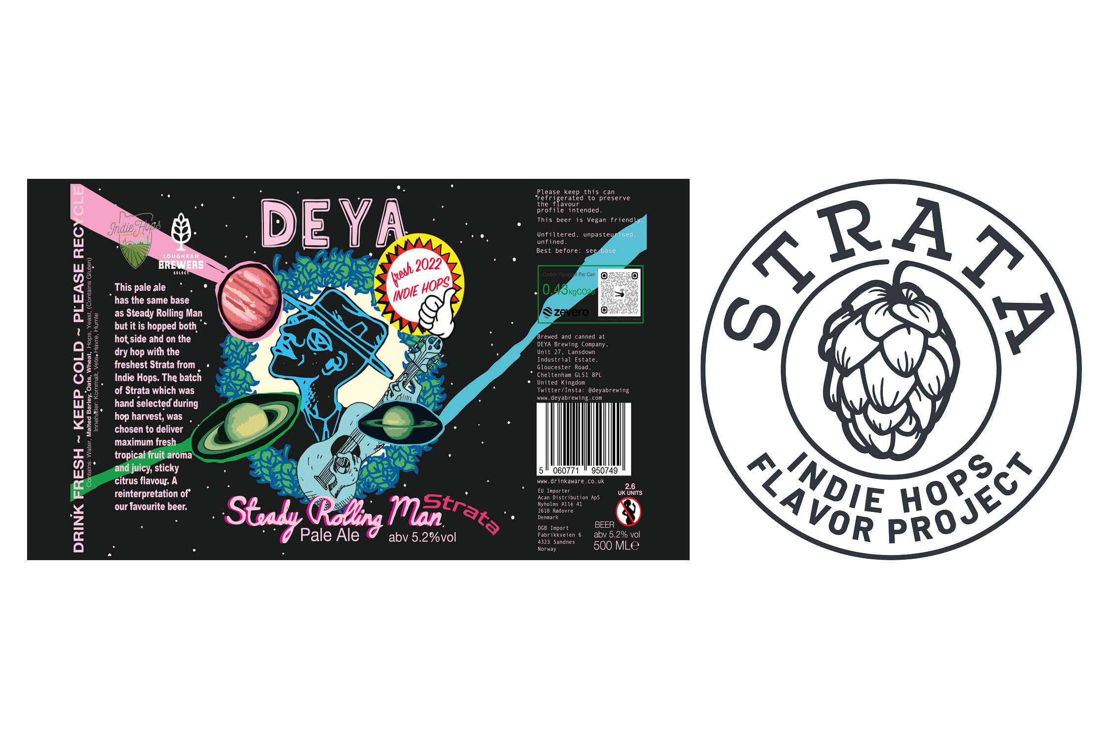 DEYA x Indie Hops Steady Rolling Strata Collab Beer