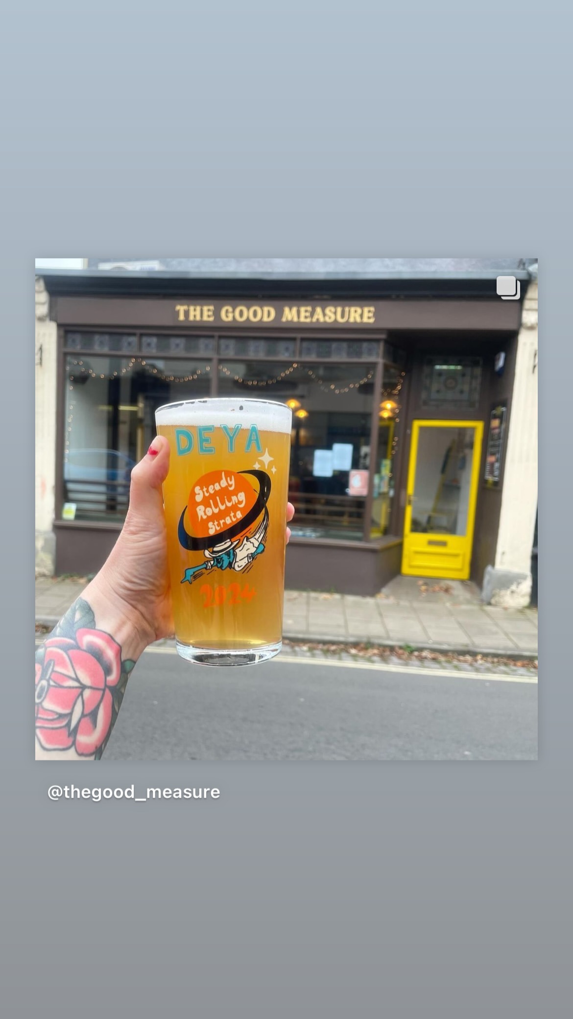 The Good Measure Instagram Story